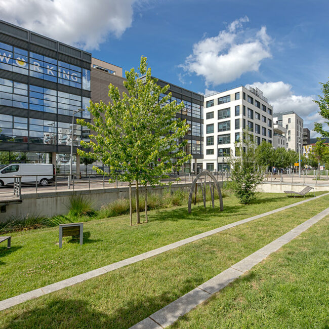 Luciline-Rives de Seine Rouen Normandie Aménagement Stationnement RNAS