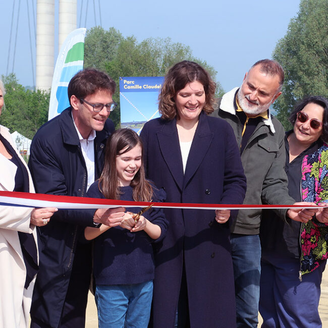 Rouen Flaubert inauguration parc Camille Claudel Rouen Normandie Aménagement Stationnement RNAS Rouen Flaubert inauguration parc Camille Claudel Rouen Normandie Aménagement Stationnement RNAS