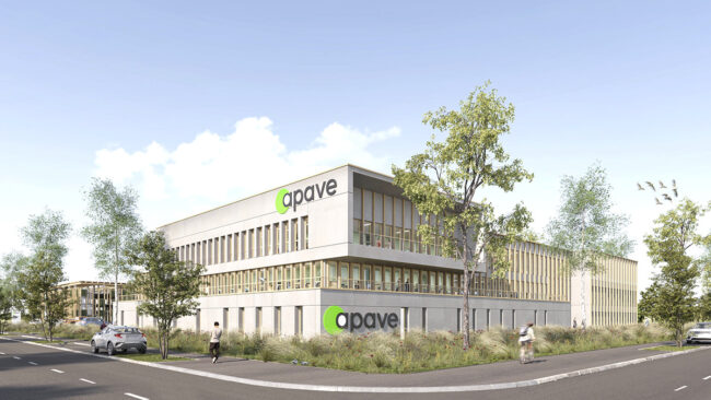 Parc de la Ronce Siège Régional de l’APAVE Rouen Normandie Aménagement Stationnement RNAS Parc de la Ronce Siège Régional de l'APAVE Rouen Normandie Aménagement Stationnement RNAS