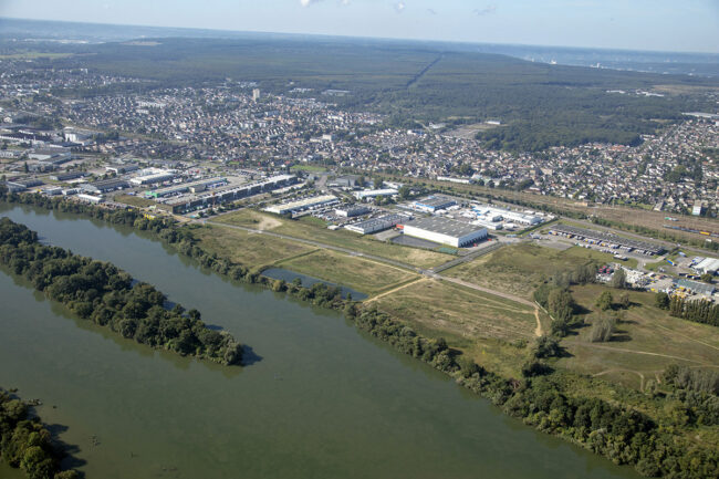 Parc d'activités Halage Rouen Normandie Aménagement Stationnement RNAS