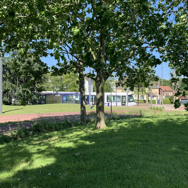 Parc Elisa Lemonnier Rouen Normandie Aménagement Stationnement RNAS