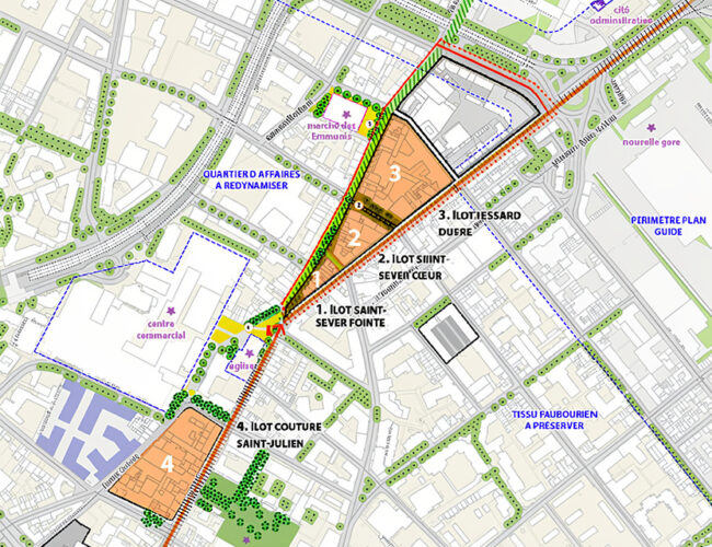 Plan concession aménagement RNAS – St Sever