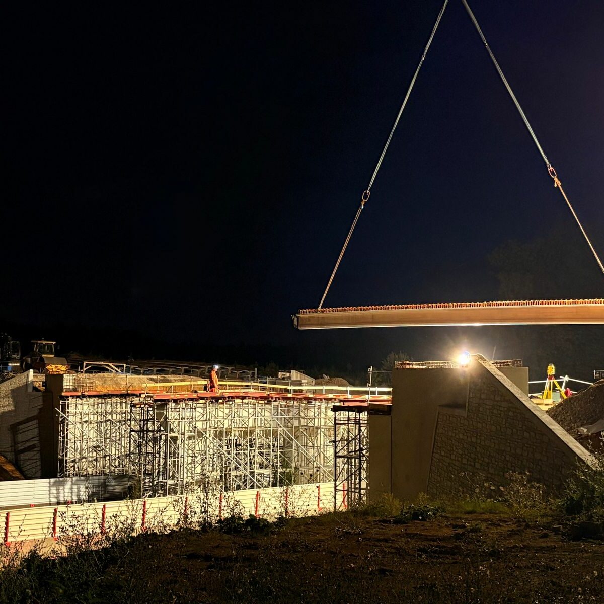 La Ronce Chantier de nuit parc de la Ronce