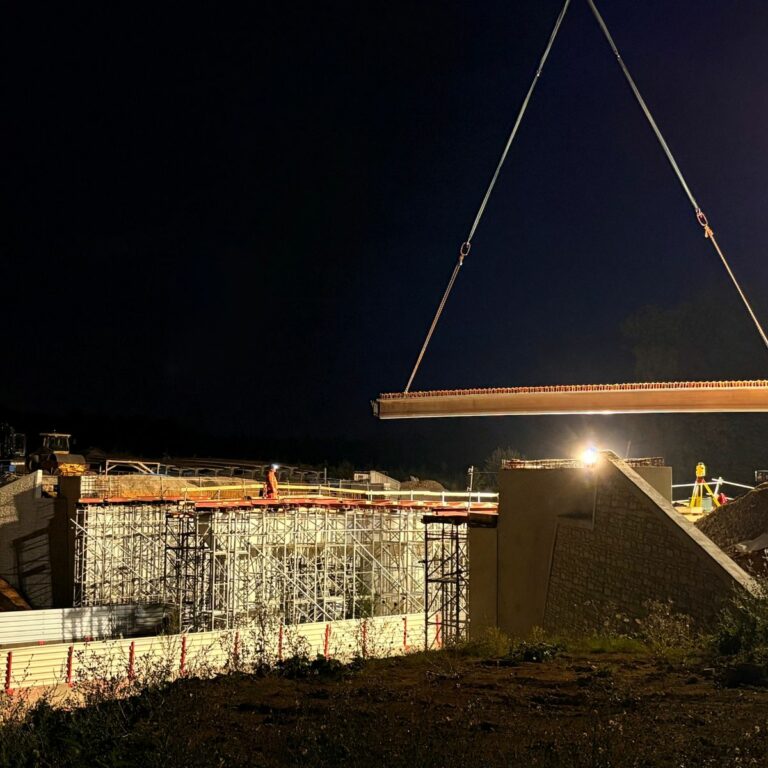La Ronce Chantier de nuit parc de la Ronce